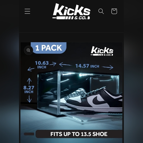 Kicks & Co.LED Shoe Display Case - Picture 3 of 7